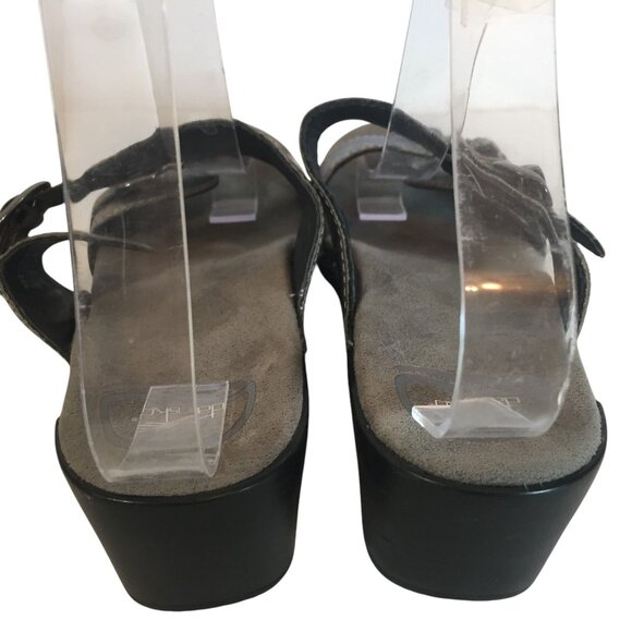 Dansko Womens Platform Sandal Size 7.5-8/38 Purple Blue Iridescent Slide - Picture 7 of 11